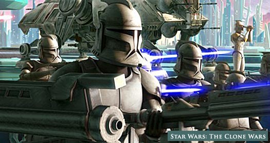 clones from star wars. Star Wars: The Clone Wars!