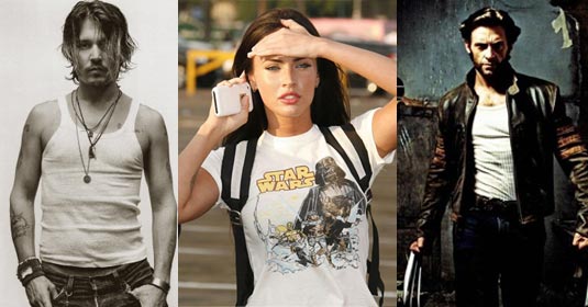 Megan Fox, Johnny Depp & Hugh Jackman Top the Fandango 2009 Hot List