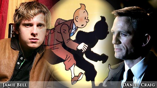 Jamie Bell and Daniel Craig Join Tintin
