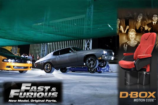Fast Furious 4 To Be First Theatrical DBOX Release