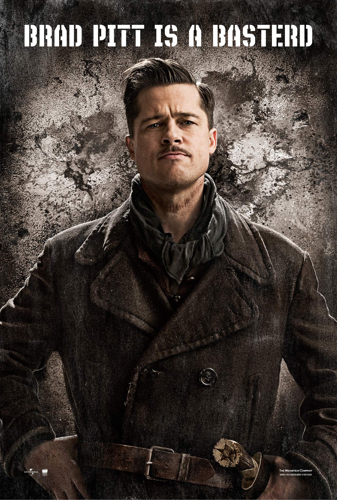 Brad Pitt S INGLOURIOUS BASTERDS Poster FilmoFilia