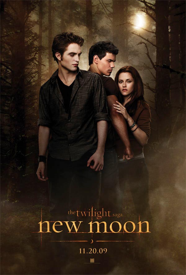 robert pattinson new moon poster. New Moon poster