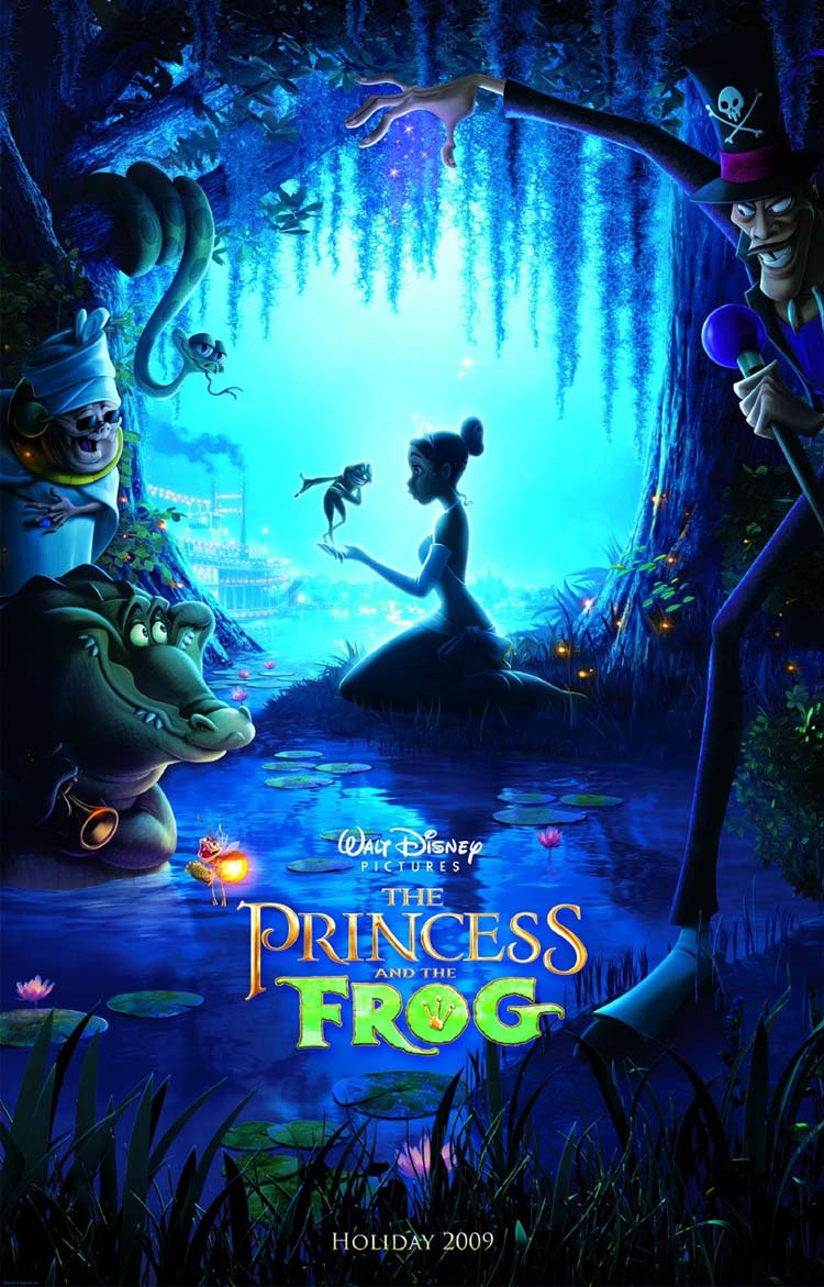 The Princess and the Frog movie Poster
