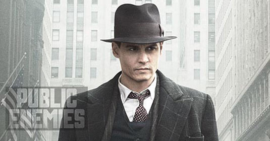 Johnny Depp as John Dillinger