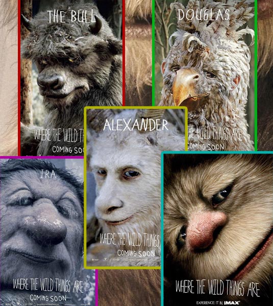 Where The Wild Things Are Characters Names