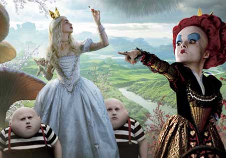 Walt Disney Pictures has released a new poster for “Alice in Wonderland” 