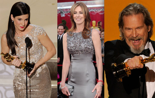  - Sandra-Bullock-Kathryn-Bigelow-Jeff-Bridges-Oscar-Photo