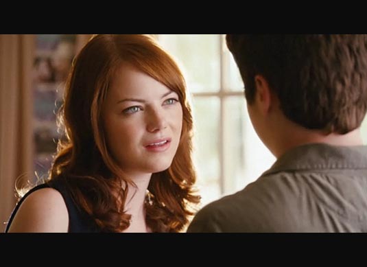 In the movie, Emma Stone plays