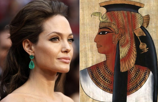 Angelina Jolie Oscars 2010. Angelina Jolie - Cleopatra