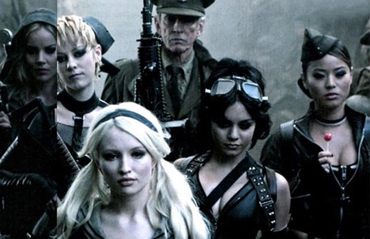 from Zack Snyder's Sucker Punch In the scanned photo Emily Browning from Zack Snyder's Sucker Punch In the scanned photo Emily Browning