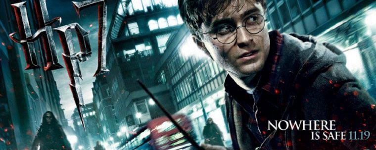 harry potter and the deathly hallows poster. harry potter and the deathly