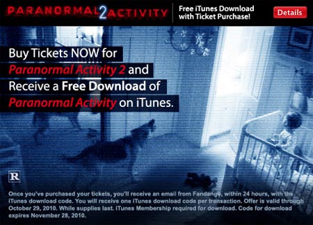 Paranormal Activity 2 Tickets