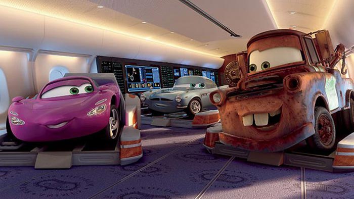 Cars 2 image Larry The Cable Guy's Mater Finn McMissile and Holley 