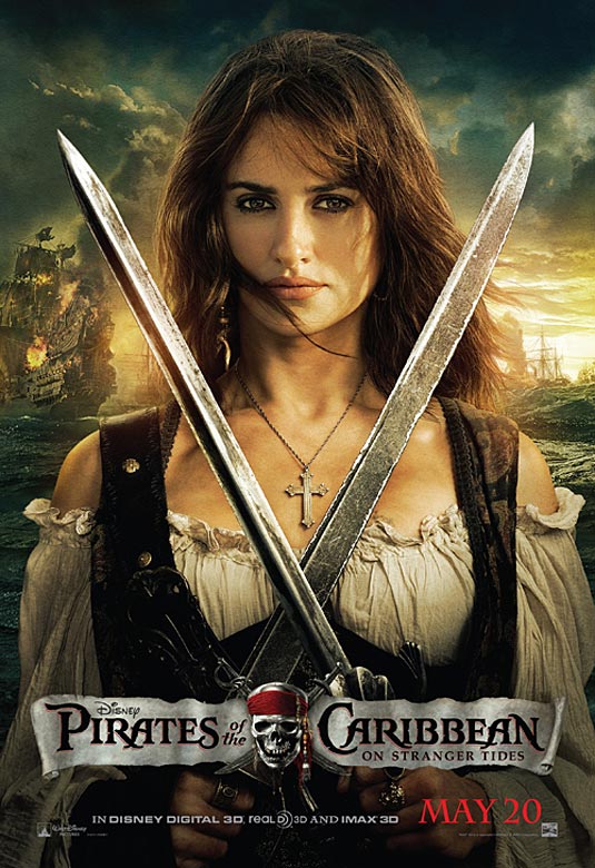 Penelope Cruz as Angelica Pirates of the Caribbean 4 On Stranger Tides 