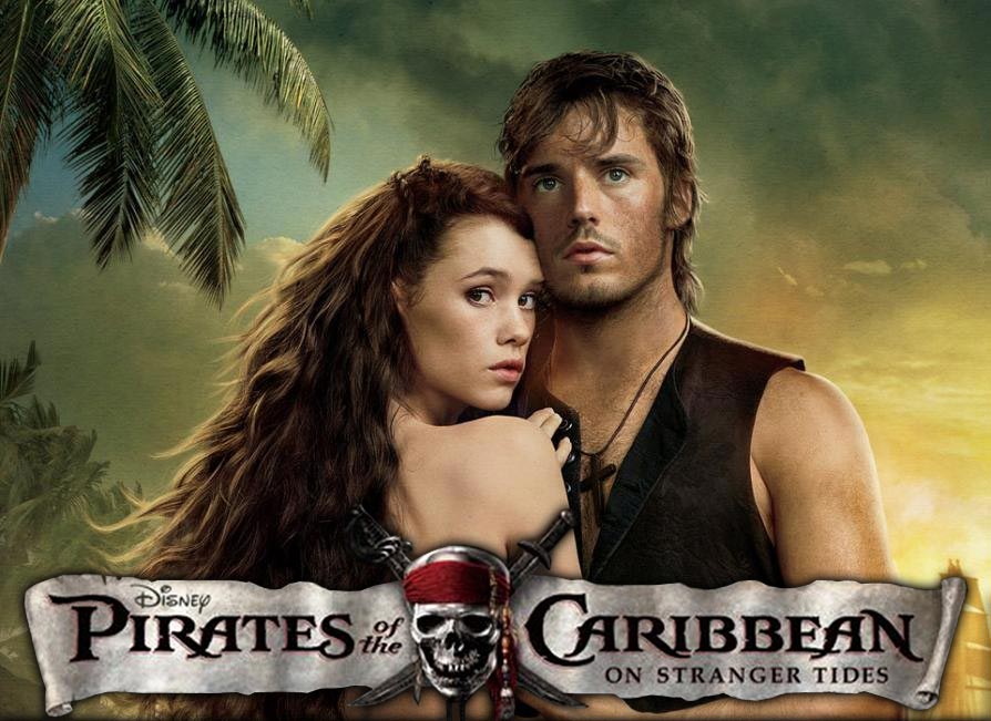 New Pirates of the Caribbean 4 Poster Philip Swift and Syrena