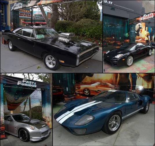 Original Cars From Fast Five Rev Up at Universal Studios Hollywood