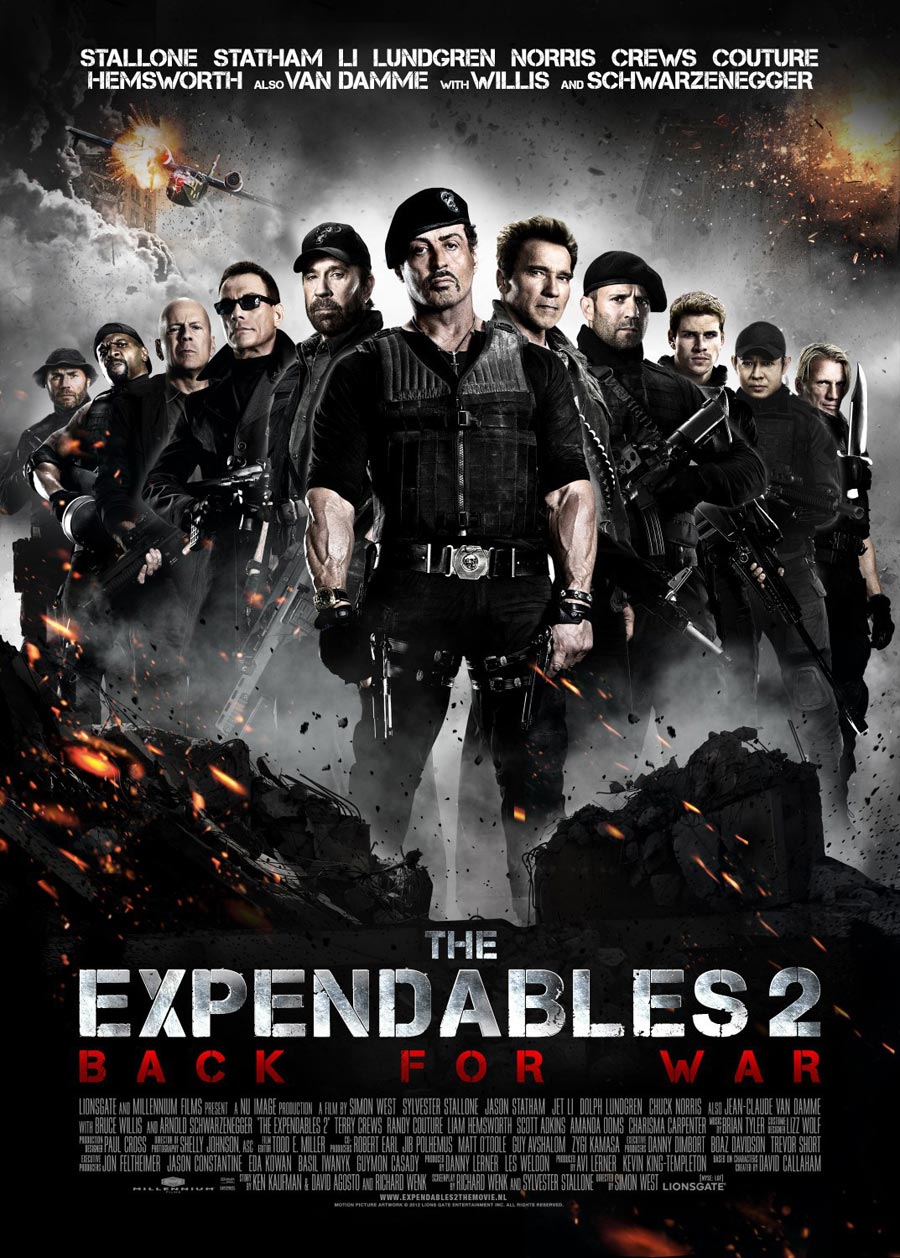 The Expendables 2 opens on