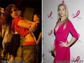 Elizabeth Berkley and Briana Evigan