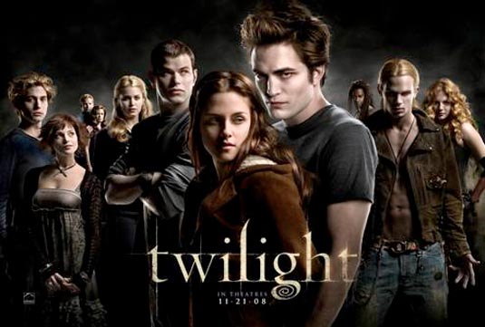 'Twilight' Movie Photo - The Cast of 'Twilight' Jackson Rathbone as Jasper, Ashley Greene as Alice, Nikki Reed as Rosalie, Kellan Lutz as Emmett, Kristen Stewart as Bella, Robert Pattinson as Edward, and Cam Gigandet as James in Twilight.