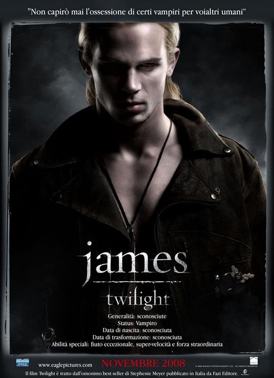 Twilight poster | Cam Gigandet as James