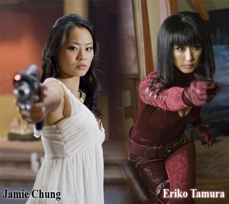 ERIKO TAMURA and JAMIE CHUNG in DRAGONBALL EVOLUTION (2009