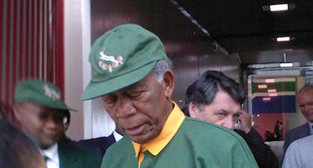 Morgan Freeman as Nelson Mandela Morgan Freeman as Nelson Mandela