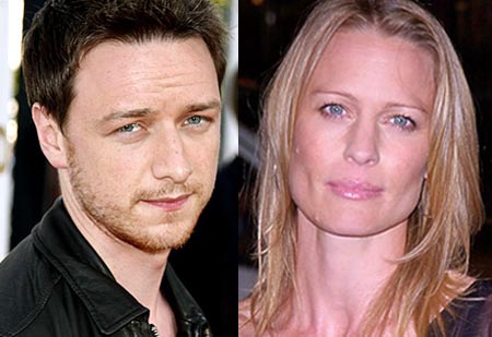 James McAvoy and Robin Wright Penn