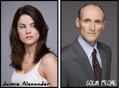 Jaimie Alexander and Colm Feore Jaimie Alexander and Colm Feore