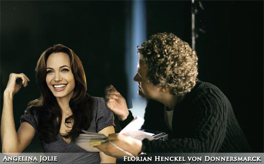 Angelina Jolie and Florian Henckel Donnersmarck Angelina Jolie and Florian Henckel Donnersmarck