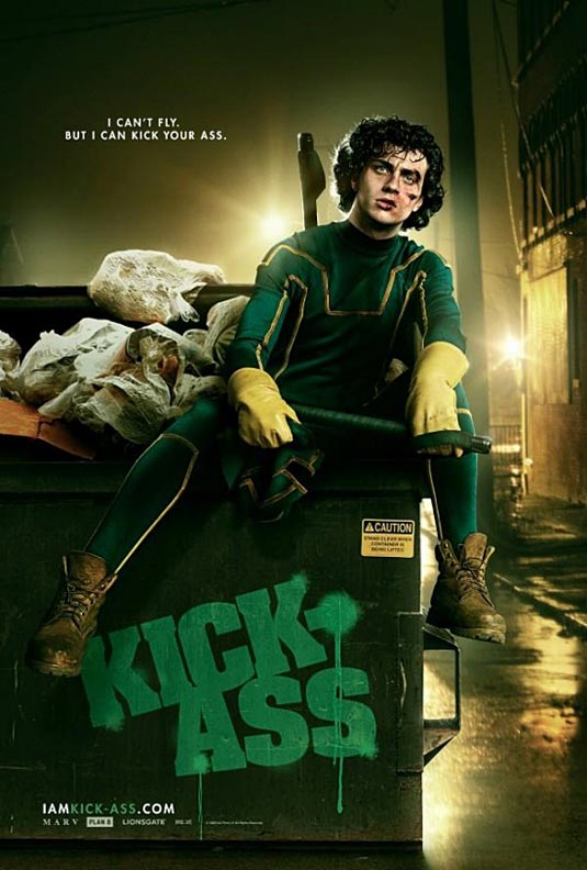 Kick-Ass Poster, Aaron Johnson as Dave Lizewski/Kick-Ass