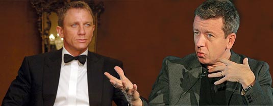 Daniel Craig and Peter Morgan