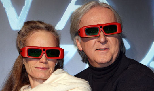 James Cameron 3D glasses James Cameron 3D glasses