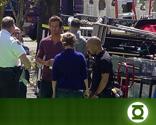 Green Lantern set photo