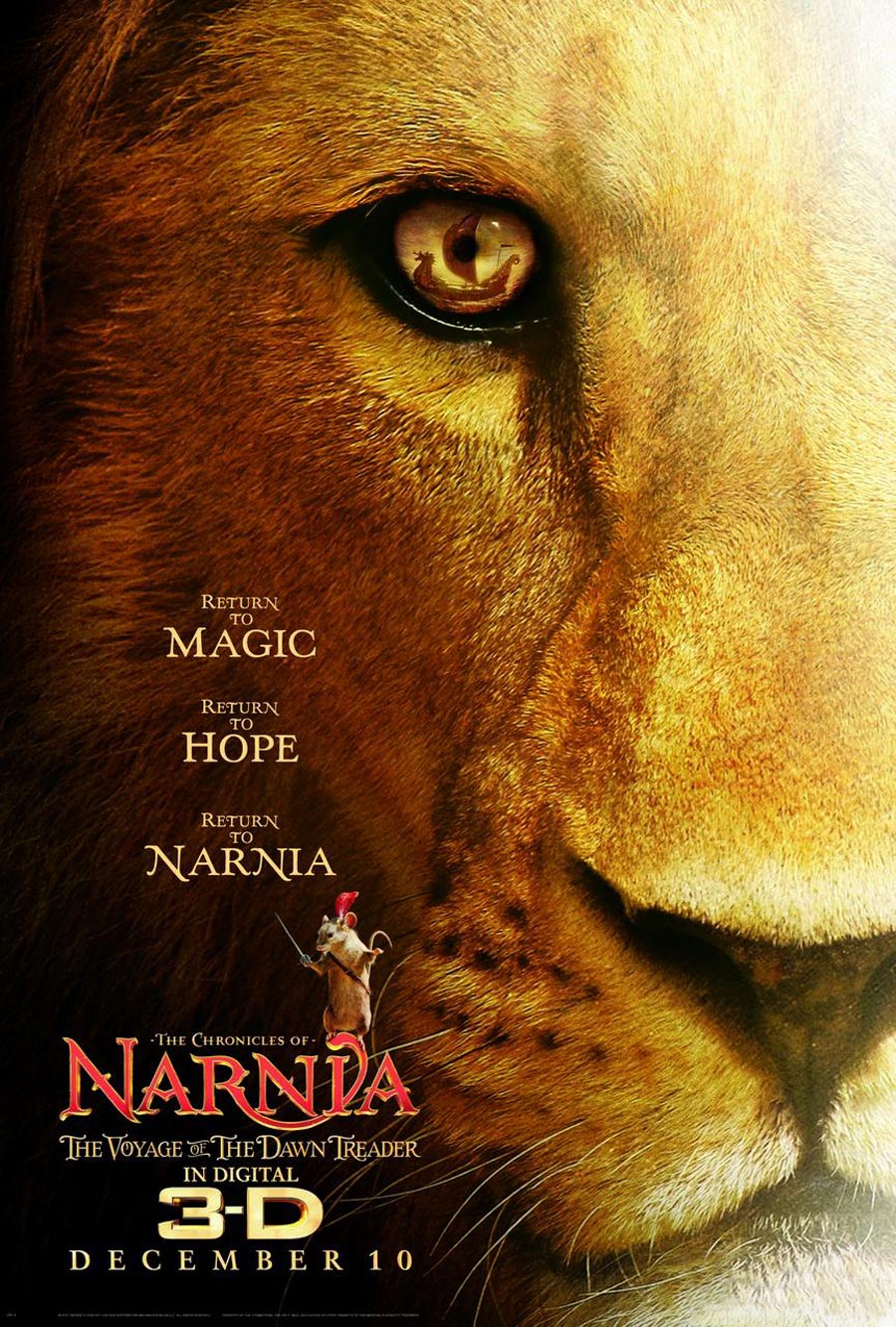 First Look at The Chronicles of Narnia 3 Poster - FilmoFilia
