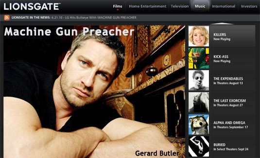 Machine Gun Preacher, Gerard Butler