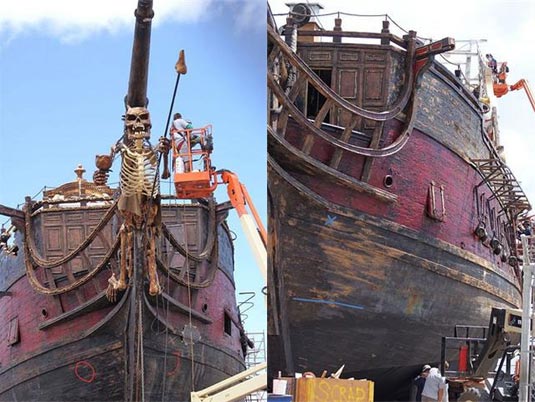 Pirates of the Caribbean 4: Blackbeard Ship Photos - FilmoFilia