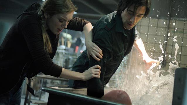 Sarah Polley and Adrien Brody in Splice