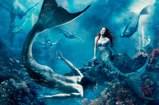 Julianne Moore as Little Mermaid - Annie Leibovitz