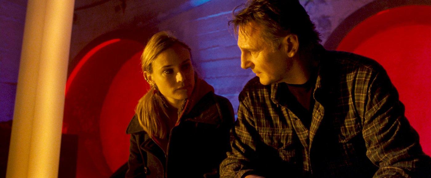 Diane Kruger as Gina and Liam Neeson as Dr. Martin Harris in Dark Castle Entertainment's thriller Unknown