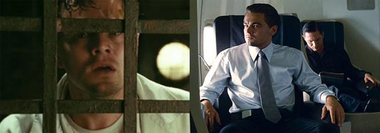 Leonardo DiCaprio in Shutter Island and Inception Leonardo DiCaprio in Shutter Island and Inception