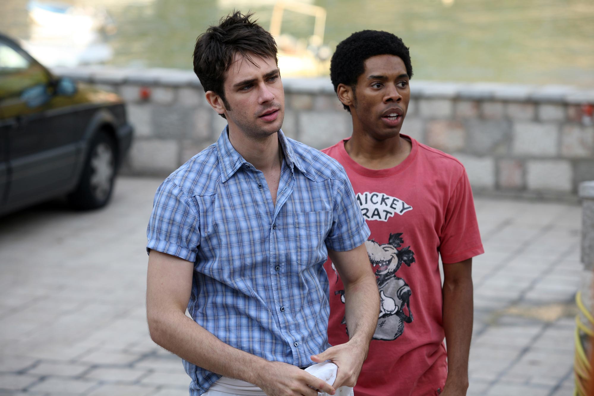 Scott Mechlowicz and Alphonso McAuley in Cat Run