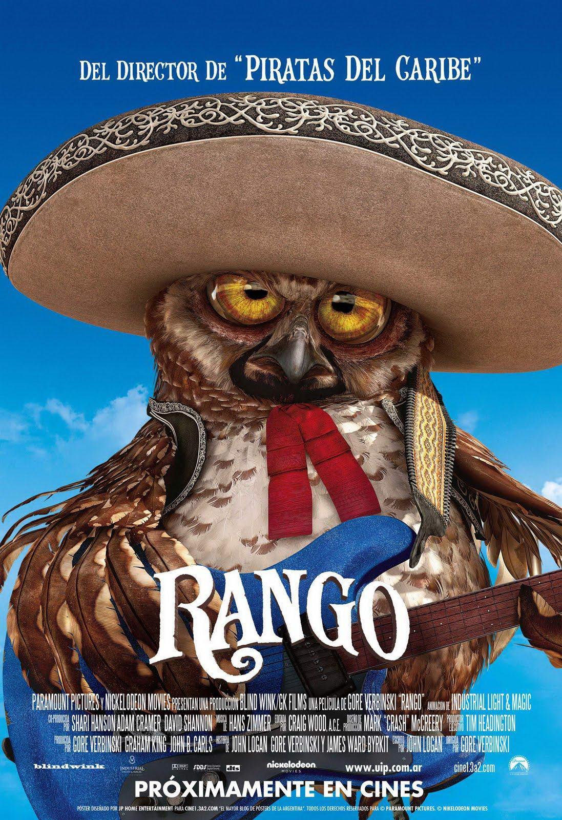 Three New Rango Character Posters – FilmoFilia