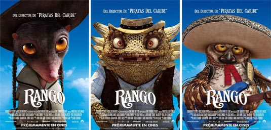 Three New Rango Character Posters - FilmoFilia
