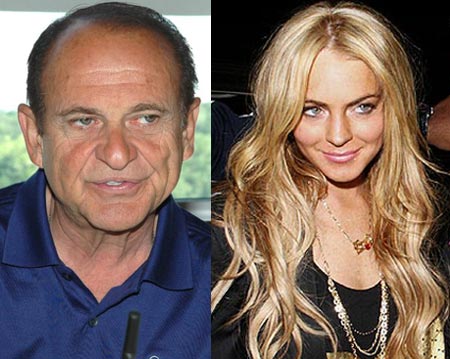 Joe Pesci and Lindsay Lohan