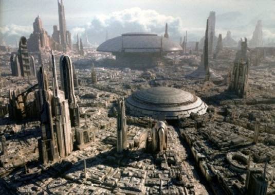Coruscant-like Krypton, Man of Steel