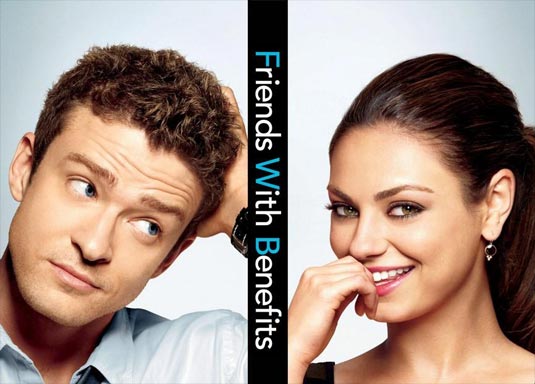 Friends with Benefits, Mila Kunis and Justin Timberlake