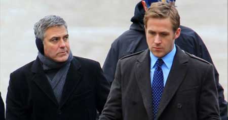 George Clooney and Ryan Gosling in The Ides of March