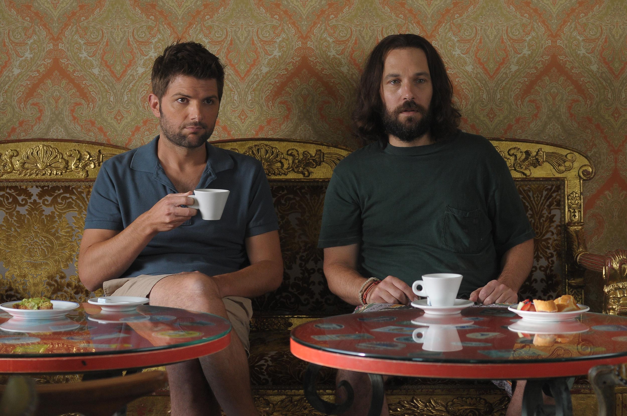 Adam Scott and Paul Rudd in Our Idiot Brother