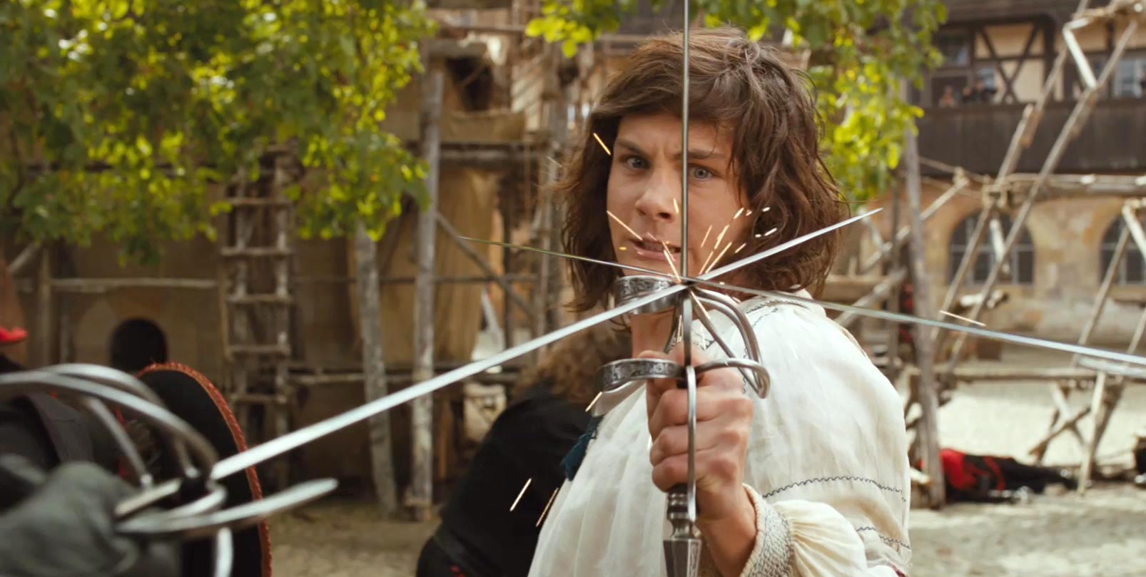 Logan Lerman (D’Artagnan) in The Three Musketeers (2011)