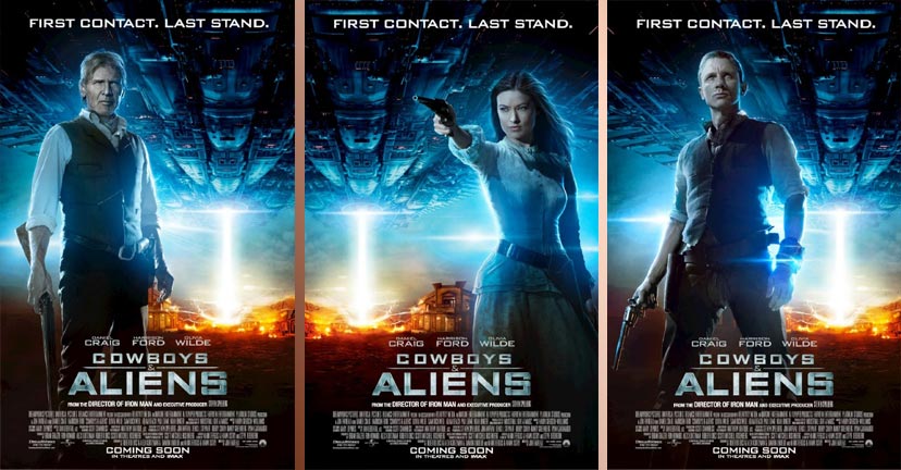 Cowboys & Aliens Character Posters